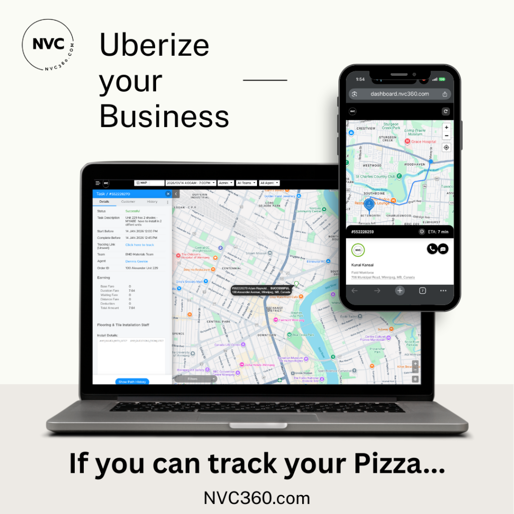 Uberize your Business — If you can track your pizza, why can't your clients track your technician?